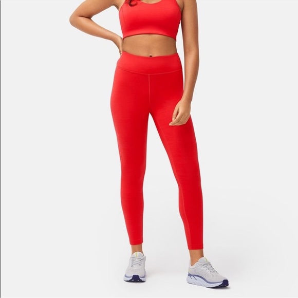 Outdoor Voices Flex 7/8 Leggings Scarlet Size XL NWT - Picture 2 of 9